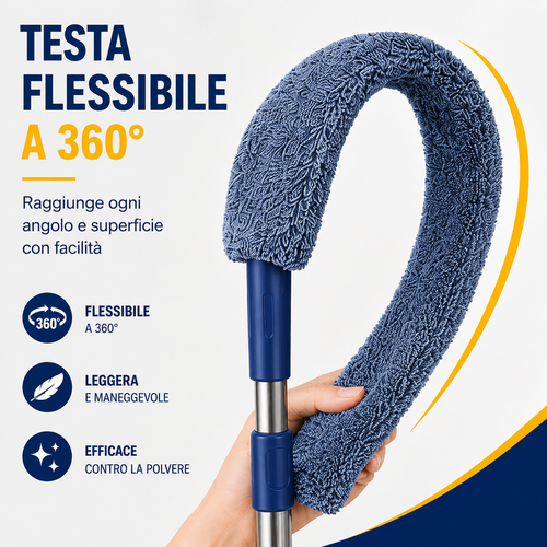 kit pulizia totale       ✅Mop Triangolare360°    ✅Spolverino flessibile    ✅Aspirapolvere wireless